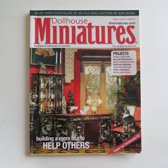 Dollhouse Miniatures Magazines Lot of 6 2012, 2013, 2014 - Picture 6 of 7